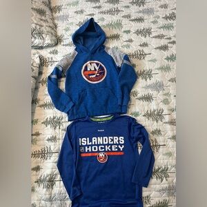 Kids Islanders Hockey Shirt and hoodie